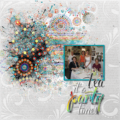 CraftyColonel Donna Nuce for Club Scrap Celebration blog hop, Scrapbook page