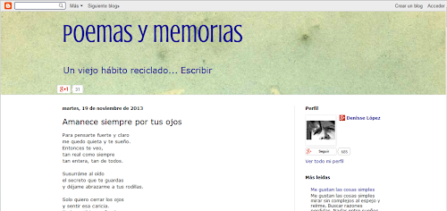 Poemas y memorias