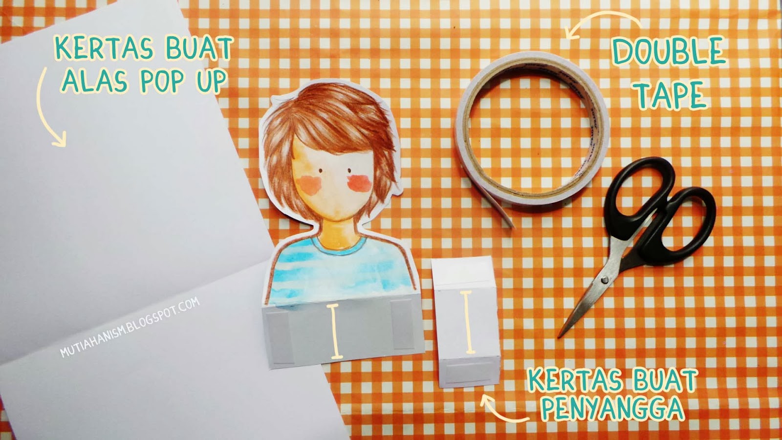 Tutorial How To Make A Pop Up Card Mutia Han S Graphic Diary