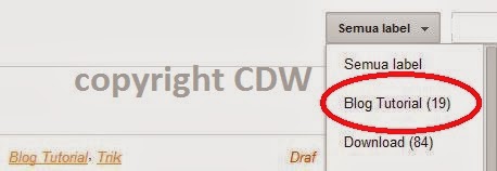 Tutorial Bagaimana Menghapus Label pada Blogger/Blogspot 100% Work
