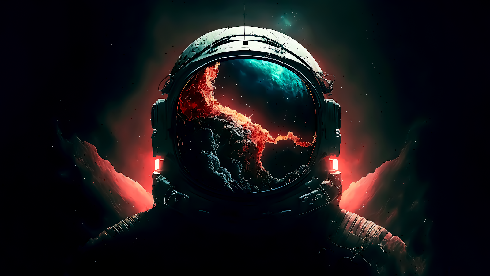 3.840 x 2.160‬] AI-Generated Astronaut Illustration Wallpaper for PC