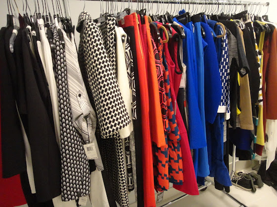 Behind the scenes: fashion wardrobe  for a Kohler Strayt photo shoot 