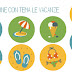 25 icone con tema le vacanze