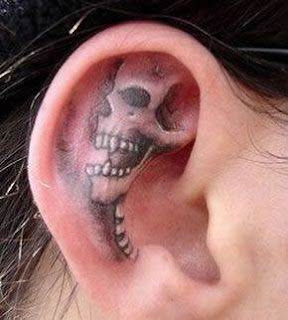 ear tattoos for girls