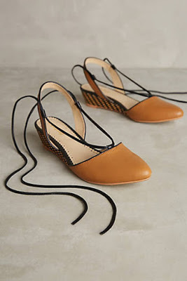 Women's shoes, heels, wedges, and sandals, bohemian style, from Anthropologie