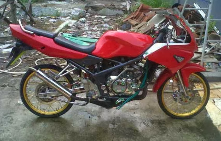 Modif Ninja 150 RR 2008 masih oke banget  Oto Trendz