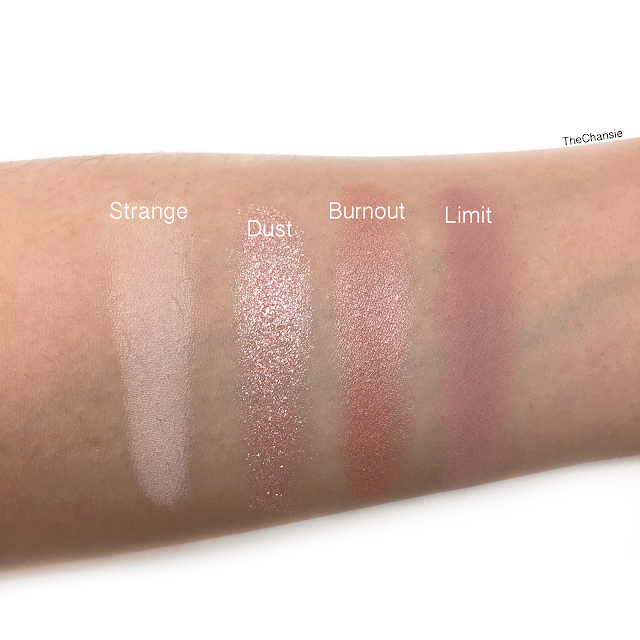 Urban Decay Naked 3  Palette Swatches