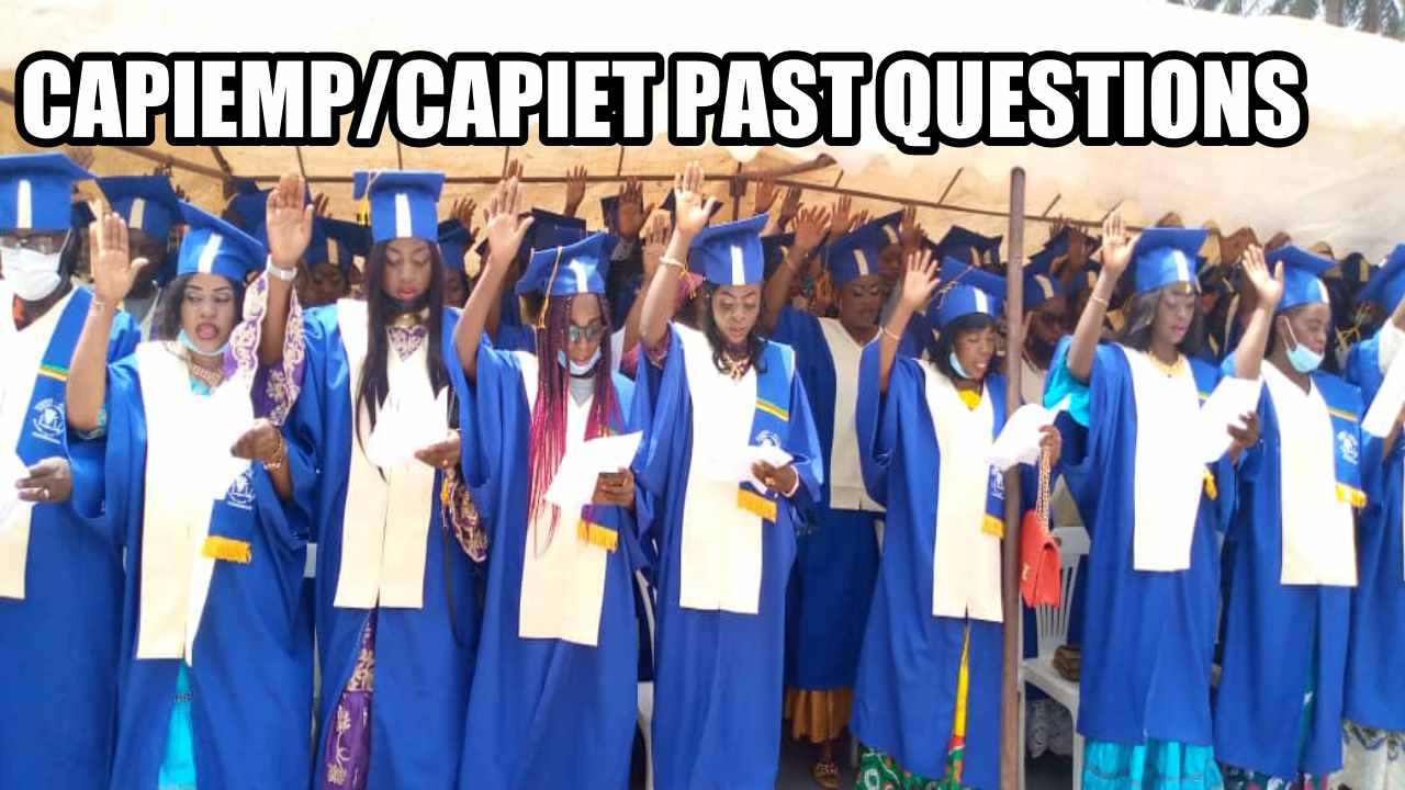 All Capiemp/Capiet Past Questions PDF