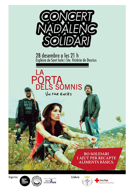 La Porta dels Somnis a Dosrius.Concert Solidari pro recapte d’aliments