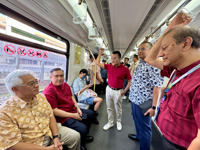 PEMBUKAAN SEMULA LALUAN LRT STESEN MASJID JAMEK DAN STESEN BANDARAYA