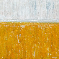 Yellow abstract painting