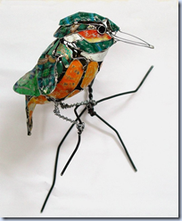 Recyled Metal Birds