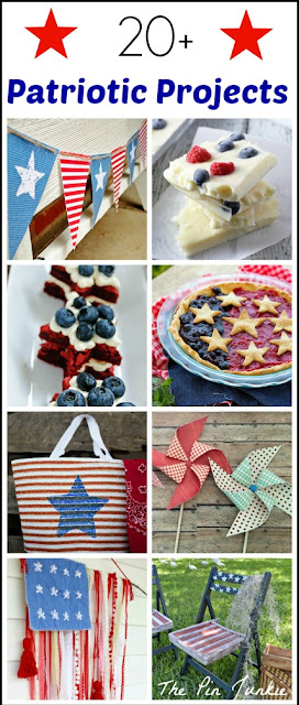 Patriotic Red White & Blue Crafts and Recipes