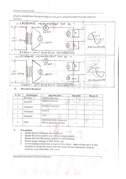 Use Dual Trace oscilloscope to determine AC Voltage and Current in given RLC circuit Use Dual Trace oscilloscope to determine AC Voltage and Current in given RLC circuit
