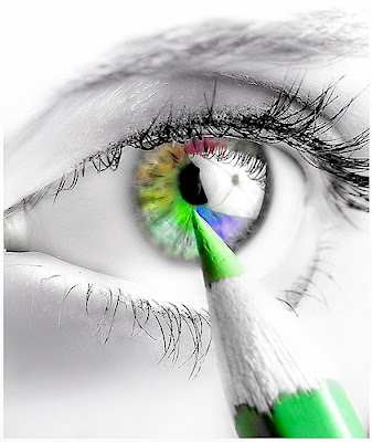 colorful eye