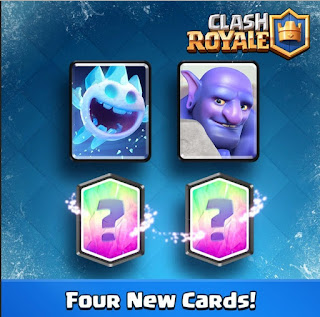 Kartu Baru Clash Royale Ice Spirit dan Bowler