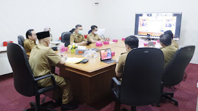 Pemprov Lampung Ikuti Rapat Koordinasi Percepatan Realisasi APBD 2022