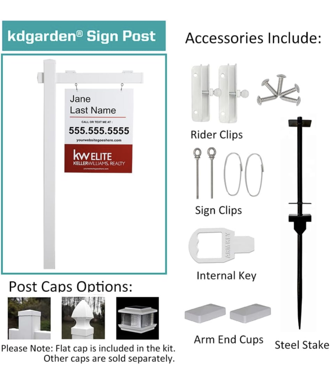 Recommended Buy - Vinyl PVC Real Estate Sign (RJORealtyInvestments.com)