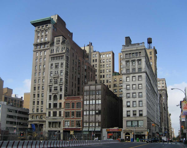 Union Square Building Bookshelf - My longtime favorite cluster of buildings, on Union Square West at 17th St.