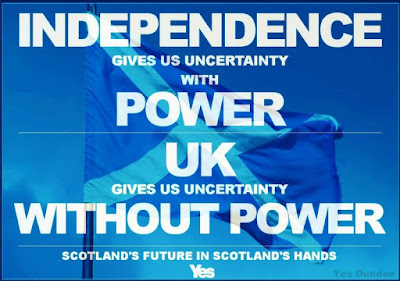 Independence gives us uncertainty with power. UK gives us uncertainty without power. #ScotRef #indyref2 #FreeScotland