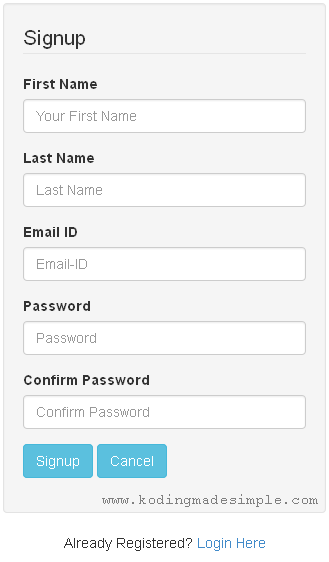 codeigniter-signup-form