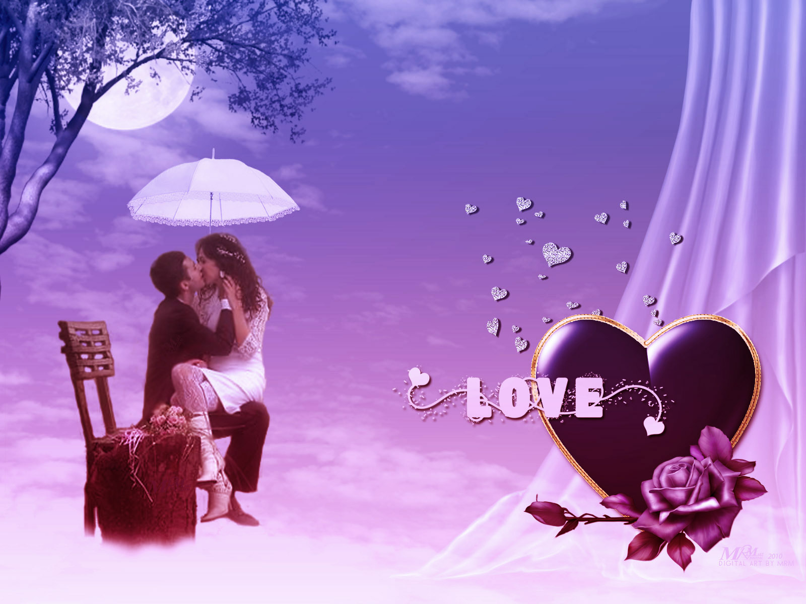 Free Color Wallpapers for your mobile picture of romantic 