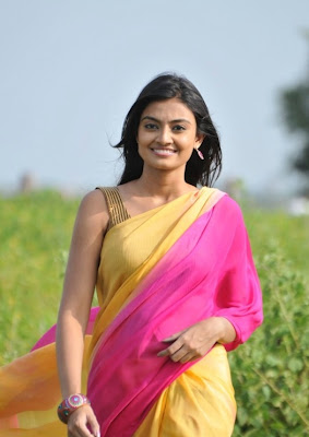 Nikitha Narayan in Hot Yellow Saree Stills