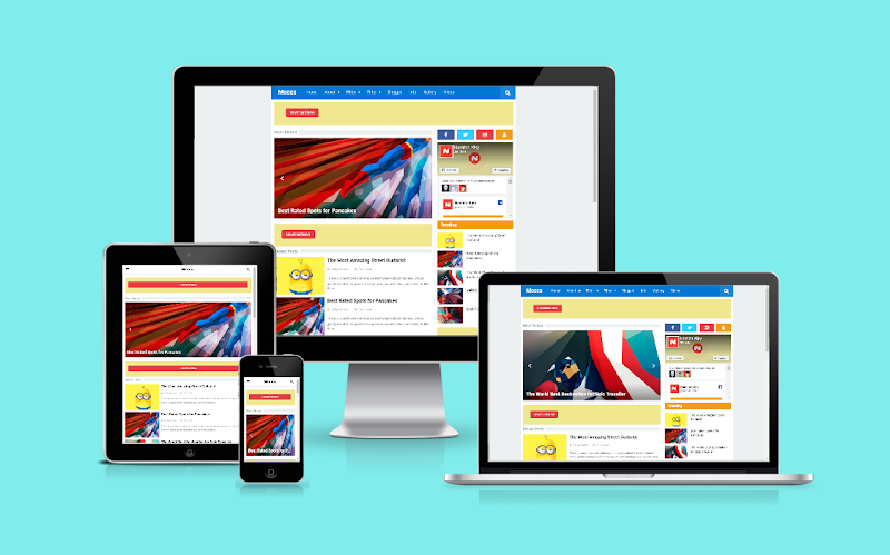 Mocca Premium - Responsive Blogger Template