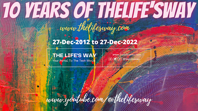 10 Years of www.TheLifesWay.com #TheLifesWay #BlogAnniversary #10YearsofTheLifesWay