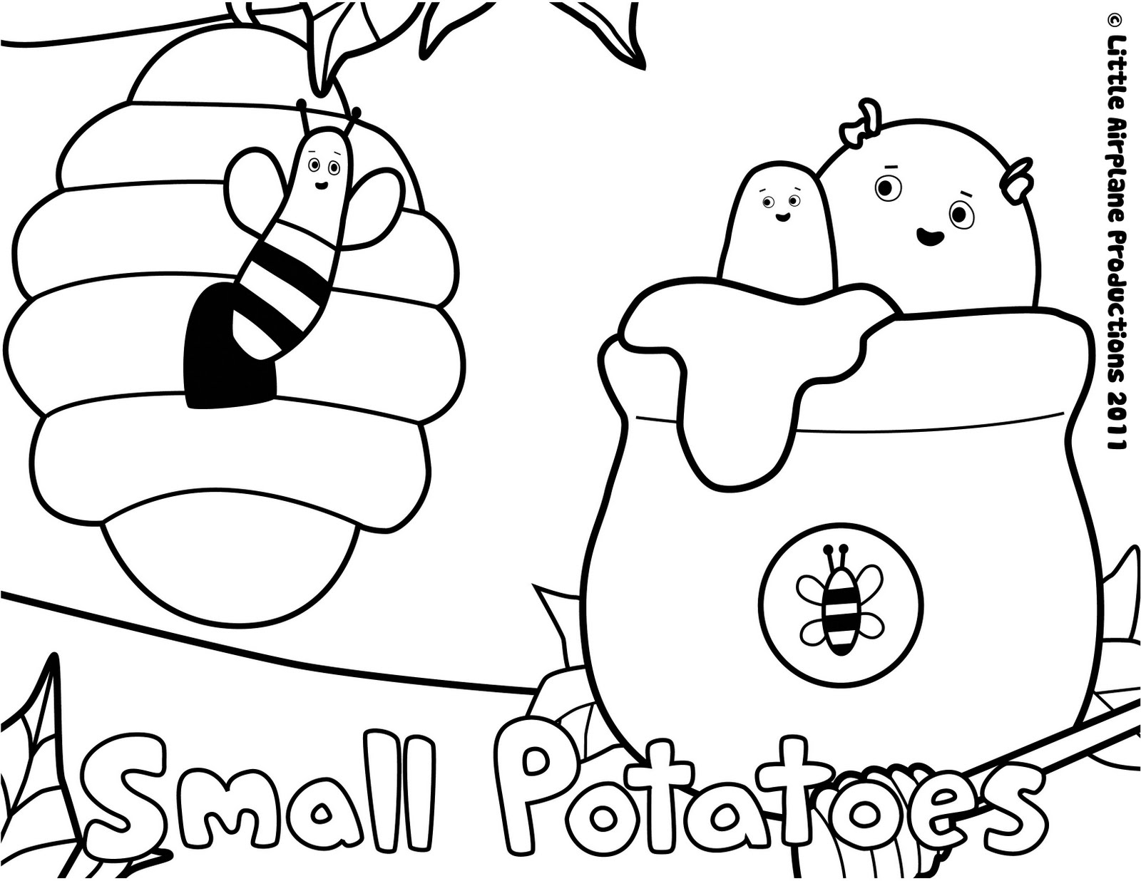 erica kepler: Small Potatoes Coloring Pages!