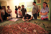 The model of medieval Tallinn in City Museum (model of medieval tallinn in city museum)