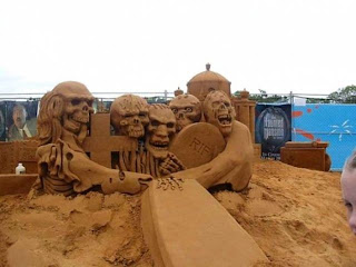 Sculptures in Sand, the home of Sand Sculptor Mark Anderson