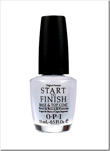 start to finish - בסיס ללק וגם מייבש ומגן ציפורניים של opi