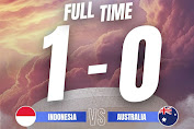 Indonesia Raih 3 Point Taklukkan Australia 