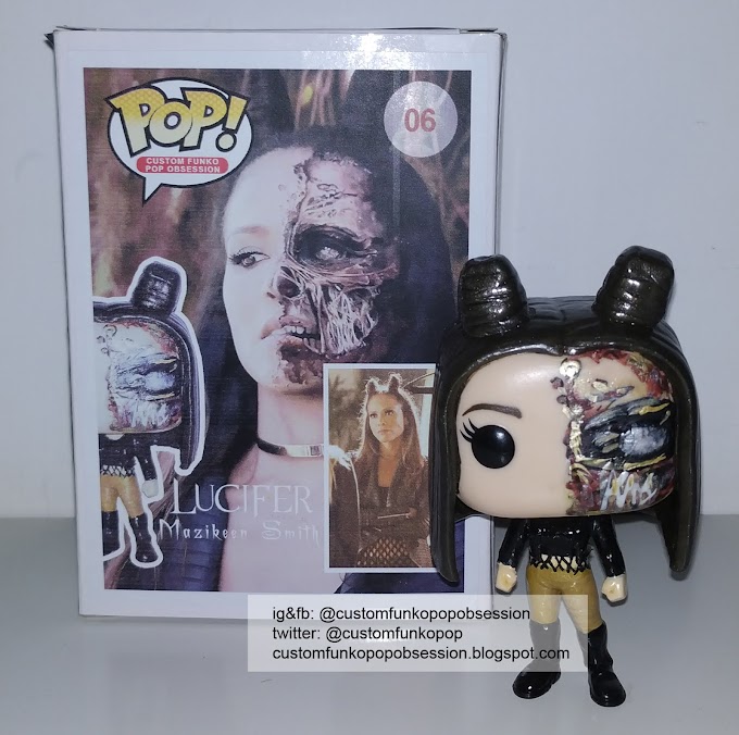 Lucifer Custom Funko Pop Of Mazikeen Smith 