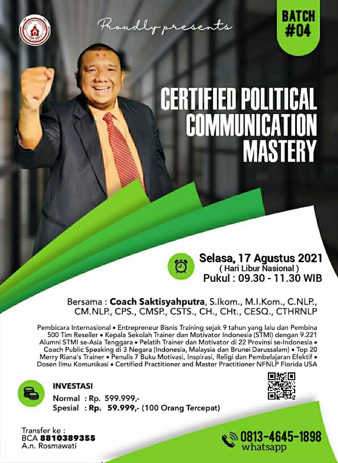 Certified Political Communication Mastery Batch 4