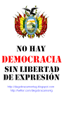 NO hay Democracia sin Libertad de Expresión (democracia )