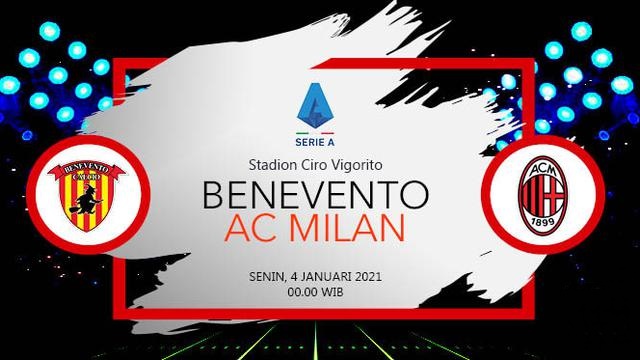 Prediksi Benevento Vs AC Milan