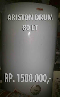 jual pemanas air ariston drum 80 liter