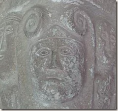 Cara de posible religioso - San Esteban de Eusa