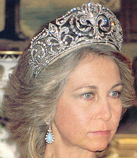 Queen Victoria Eugenie Ena Spain Fleur de Lys Tiara Ansorena Sofia