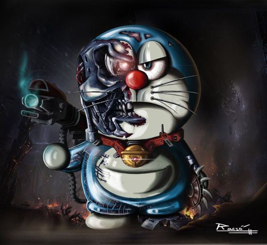 Gambar Doraemon Zombie