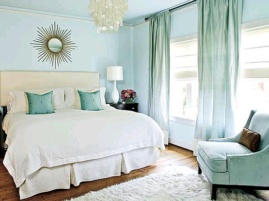 Living Room Design: Blue Bedroom Colors Ideas