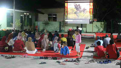 Tumbuhkan  Semangat  Nasionalisme,Kodim 0913/PPU Gelar Nobar Film Merah Putih Memanggil