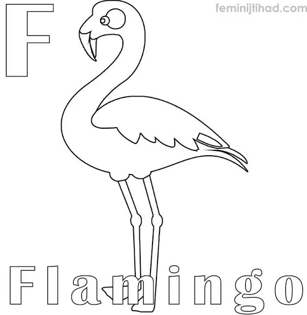 Printable Cute Flamingo Coloring Pages Pdf