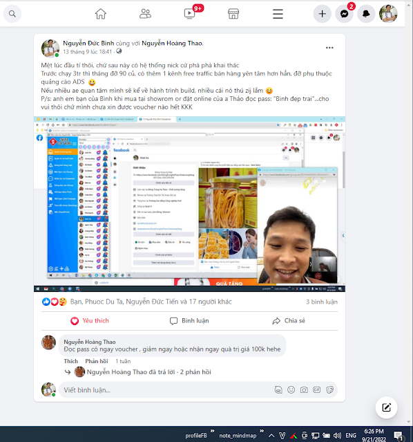 feedback xây dựng hệ thống free traffic facebook