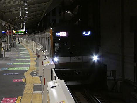 東急東横線　通勤特急　渋谷行き9　東京メトロ10000系FCLED