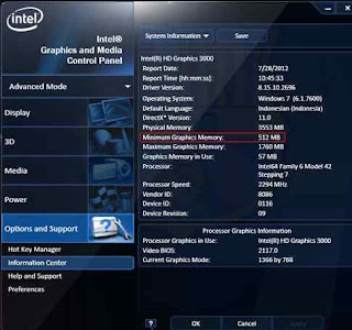Trik Cara Tambah VRAM Intel HD Untuk Main Game Berat