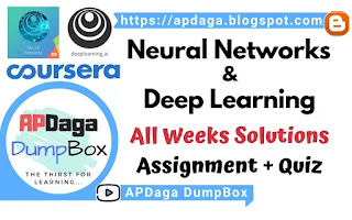 Coursera: Neural Networks and Deep Learning - All weeks solutions [Assignment + Quiz] - deeplearning.ai