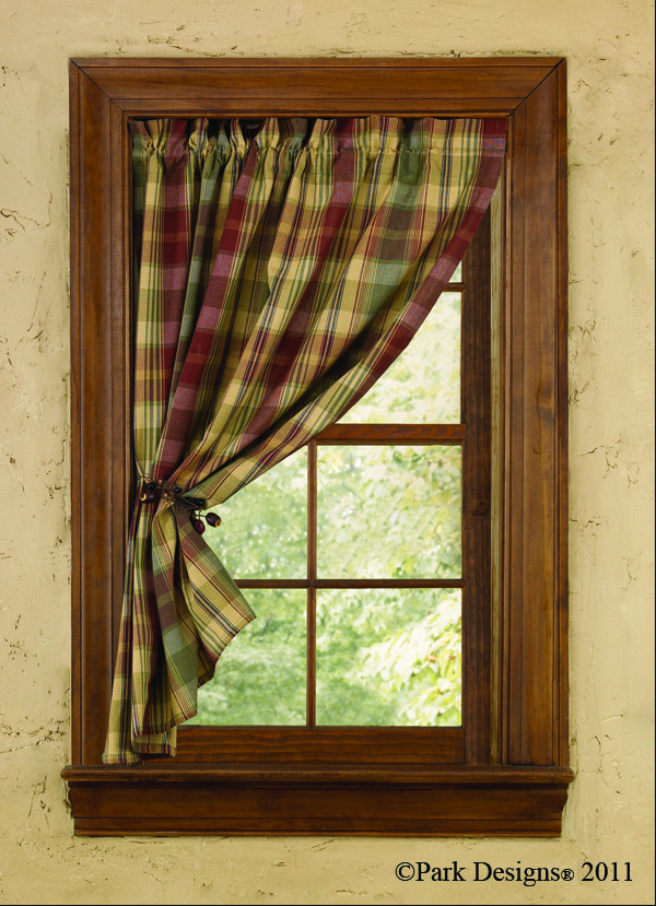 Tin Bin Folkways: Homespun Country Curtains